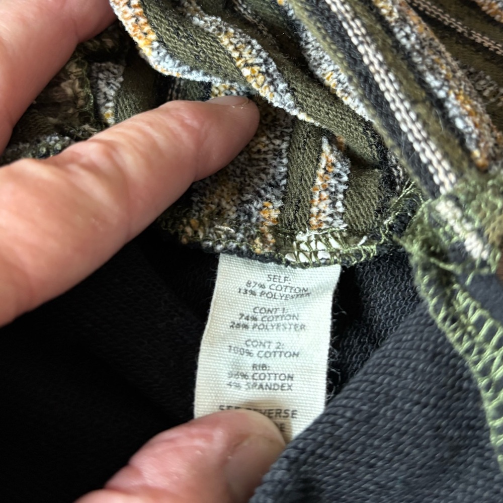 Gilded Intent Patchwork Crewneck Sweater - Navy B… - image 7